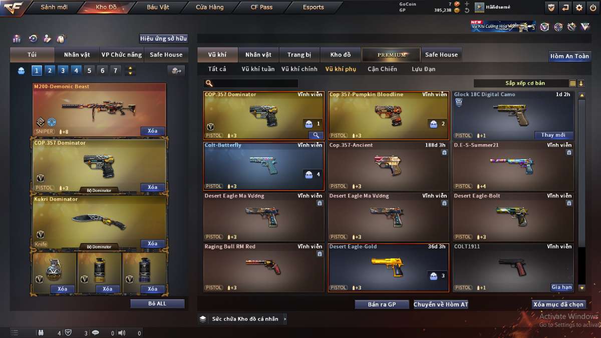 shop acc cf uy tin gia re